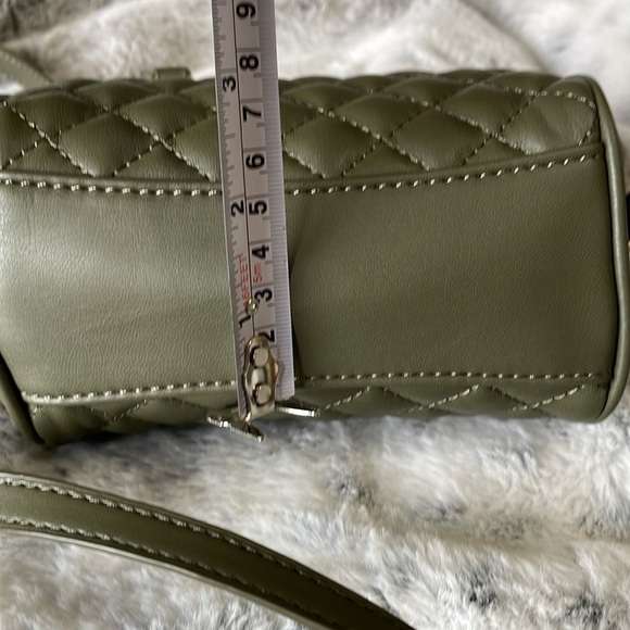 LIKE DREAMS | Olive Green | Quilted |Faux Leather | Mini | Crossbody Bag/Handbag - Picture 12 of 17